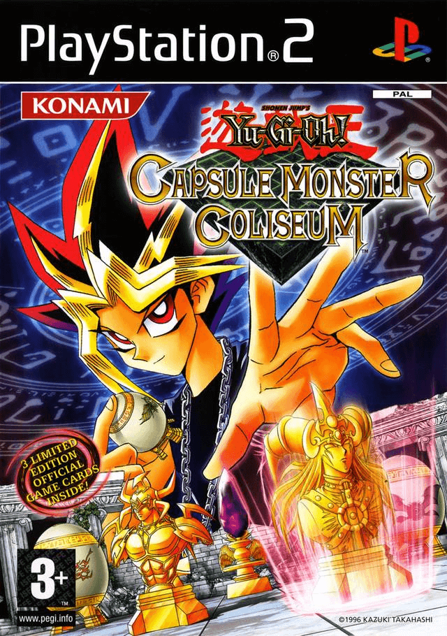Yu-Gi-Oh Capsule Monster Coliseum box art for Playstation 2